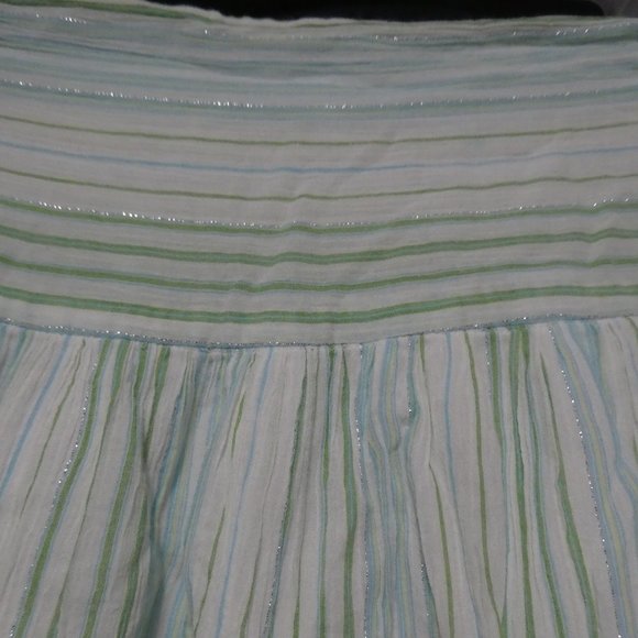 JESIRE size 36, 160/68A, striped lined skirt, side zip and tie - Picture 4 of 16